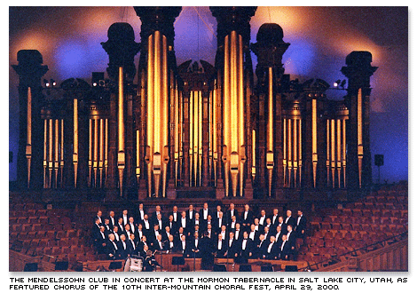 Club at Mormon Tabernacle